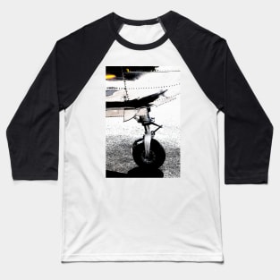 Comic airplane Baseball T-Shirt